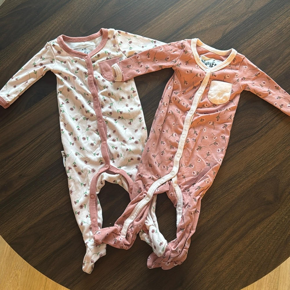 Baby girl sleepers